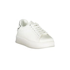 GAELLE PARIS Scarpe Sneakers Donna Bianche con Dettagli a Contrasto