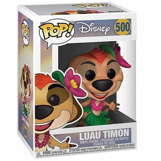 Funko Pop! Disney (500) The Lion King - Luau Timon Figure 9Cm Pumbaa Lion King