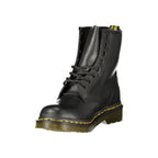DR. MARTENS 1460 Greasy Black Unisex Ankle Boots