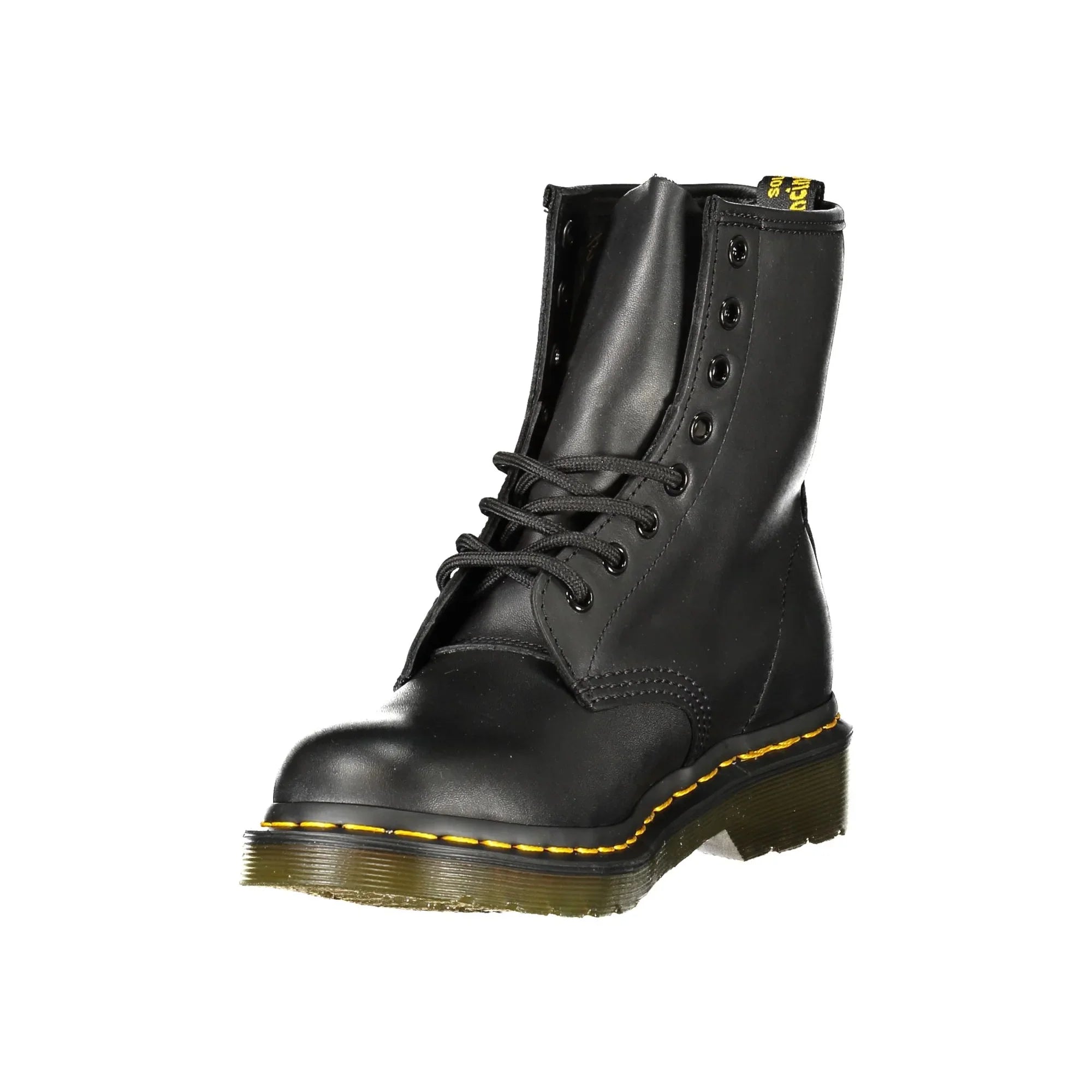 DR. MARTENS 1460 Greasy Black Unisex Ankle Boots
