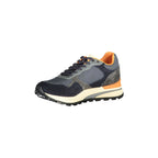 BLAUER Men's Blue Sports Shoes with Removable Footbed