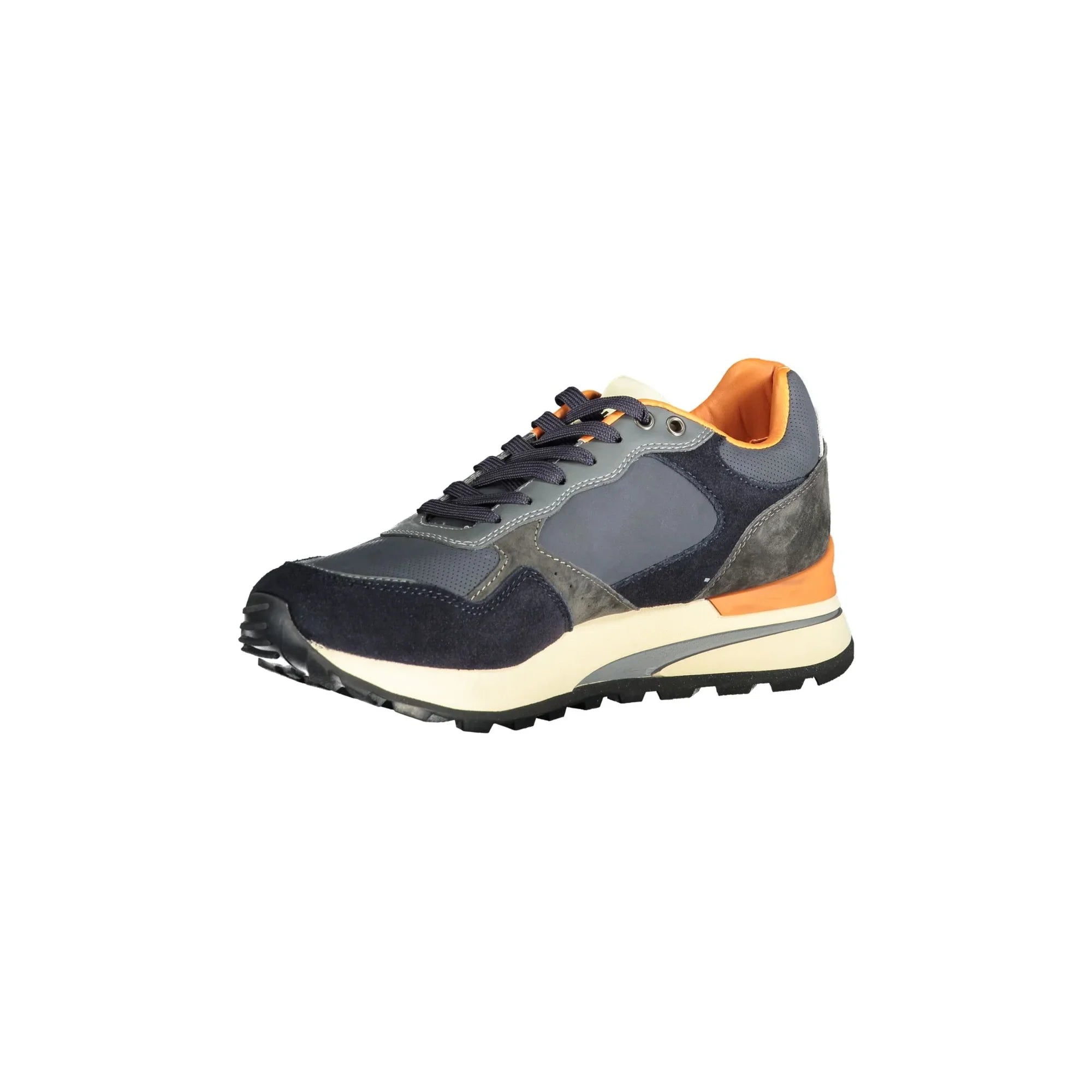 BLAUER Men's Blue Sports Shoes with Removable Footbed