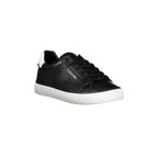 CALVIN KLEIN Scarpe Sneakers Donna Nere con Dettagli a Contrasto