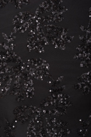 Tubino Tulle Paillets Elegante per Occasioni Speciali