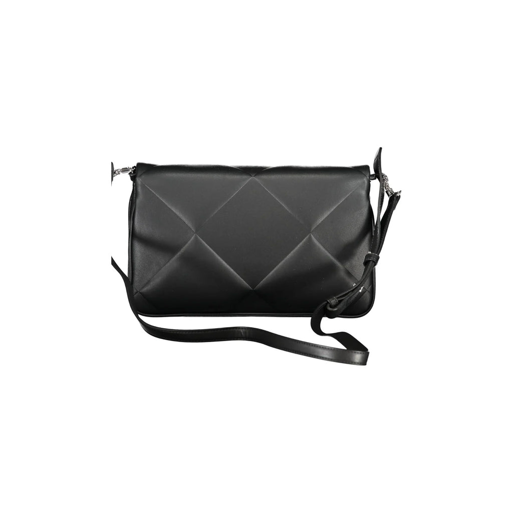 Calvin Klein Borsa Donna Nera con Tracolla Regolabile e Dettagli a Contrasto
