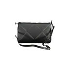 Calvin Klein Borsa Donna Nera con Tracolla Regolabile e Dettagli a Contrasto