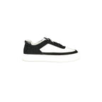 CALVIN KLEIN Sneakers Uomo Bianche con Lacci e Dettagli in Nero