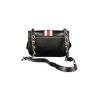 GUESS JEANS Borsa Donna a Tracolla Nera Nelka con Catena