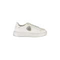 BLAUER Sneakers Donna Bianche con Lacci e Dettagli a Contrasto