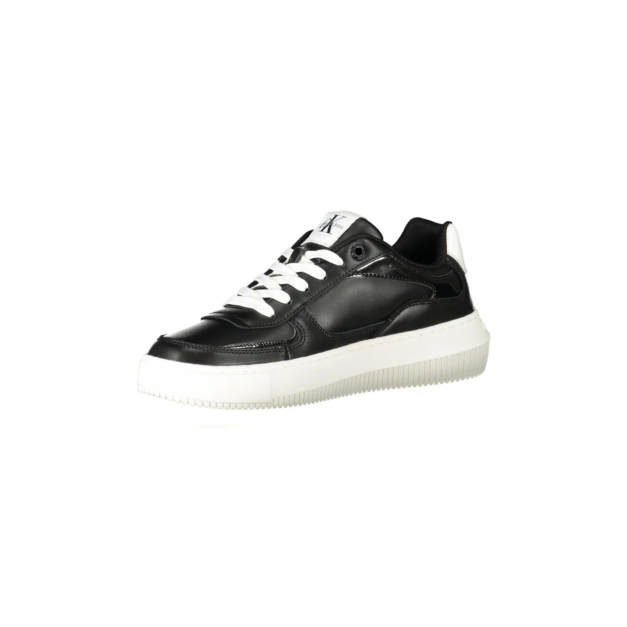 CALVIN KLEIN Women's Black Sneakers with Contrast Details