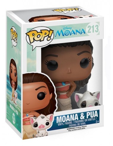 Funko Pop! Disney Moana - Oceania (213) Moana & Pua Vinyl Figure 9Cm
