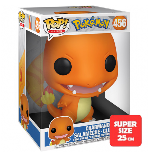 Funko Pop! Big Pokémon - Charmander (456) 25Cm Collectible Vinyl Figure
