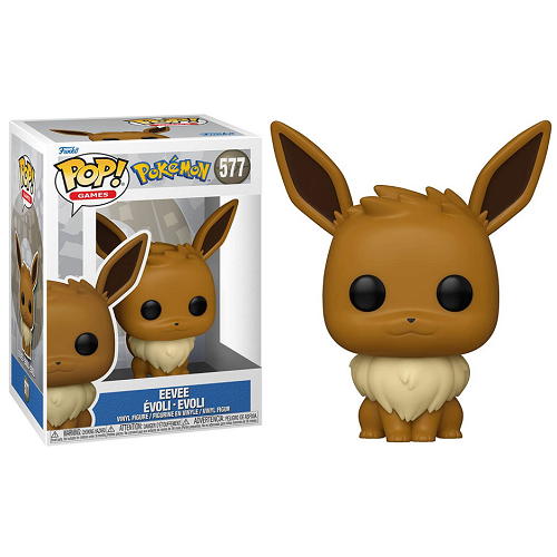 Funko Pop! Games Pokémon - Eevee (577) Vinyl Figure Eevee Evolution 9Cm New