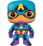 Funko Pop! Marvel - (648) Captain America Black Light Special Edition 9cm Vinyl Figure