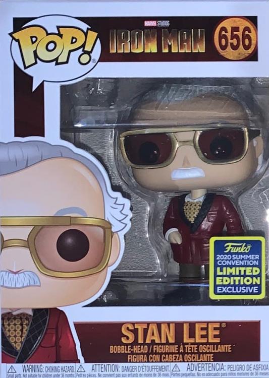 Funko Pop! Iron Man Marvel Icons: Stan Lee (656) Cameo Exclusive Vinyl Figure