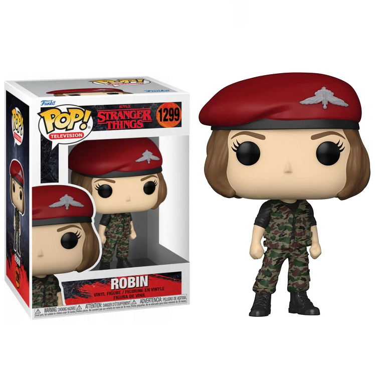 Funko Pop ! Television - Stranger Things S4 (1299) Robin W/Hunter - Vinyl Figure