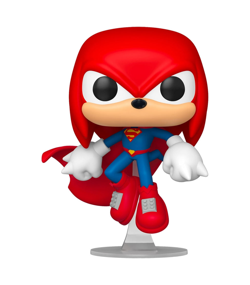 Funko Pop ! Heroes DC X Sonic the Hedgehog - (596) Knuckles As Superman 9cm