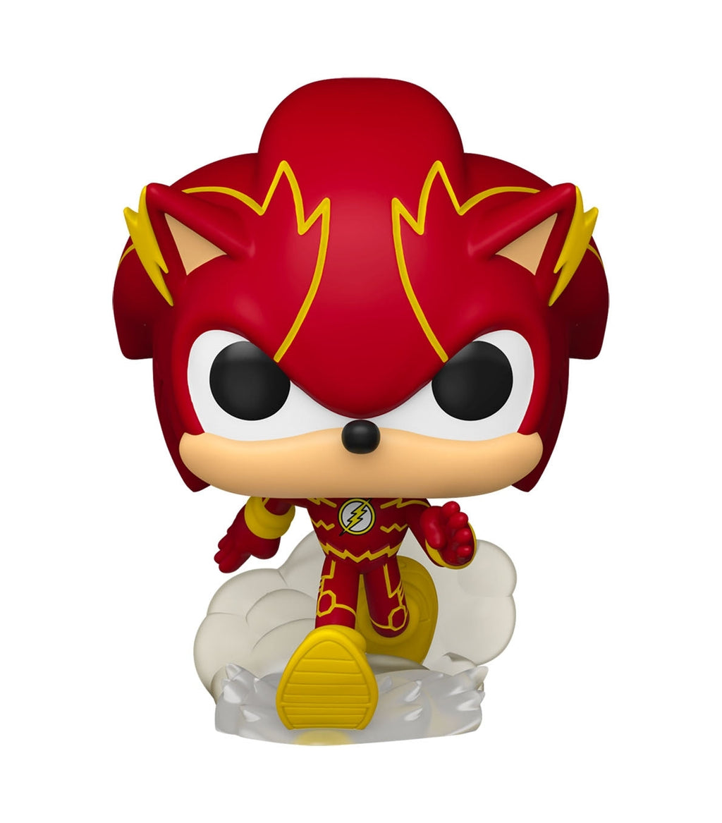 Funko Pop! Heroes DC X Sonic the Hedgehog - (593) Sonic As Flash Figure 9cm