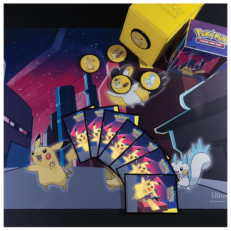 Pokemon 4-Pocket Album Shimmering Skyline Pikachu Portfolio Binder 80 Card
