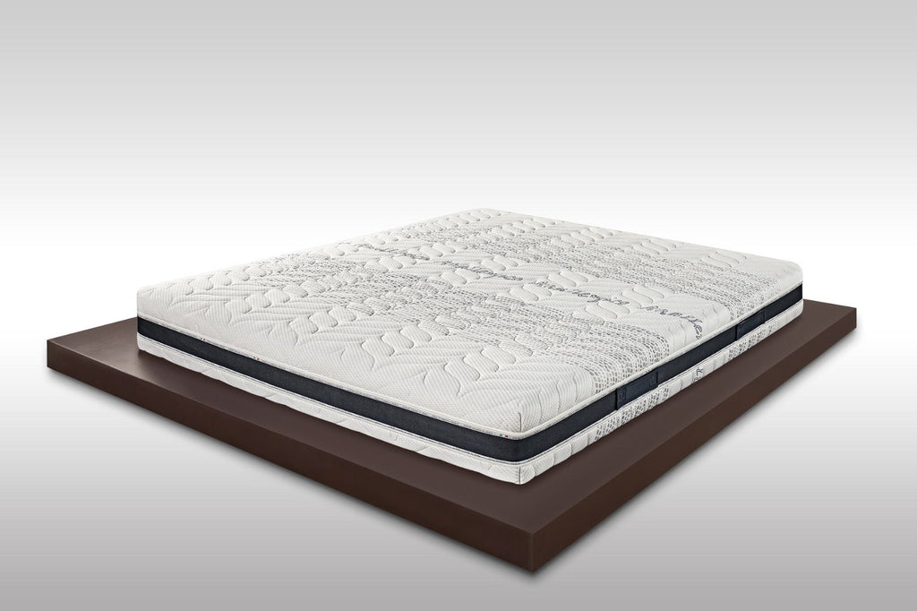 Materasso Memory a zone multi onda alto 23 cm con Waterlily, tessuto anallergico e antiacaro - COMFORT3