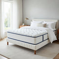 King-size pocket spring mattress plus removable memory foam topper H35 cm - GIOVE
