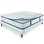 King-size pocket spring mattress plus removable memory foam topper H35 cm - GIOVE