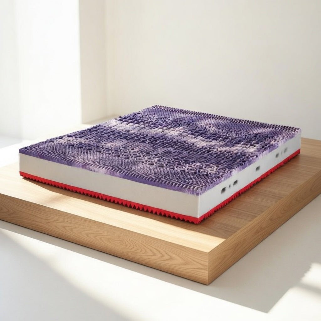 Anatomical Ceramic Memory Foam Mattress and Silver Fiber Fabric H24 cm - Memory Ceramic