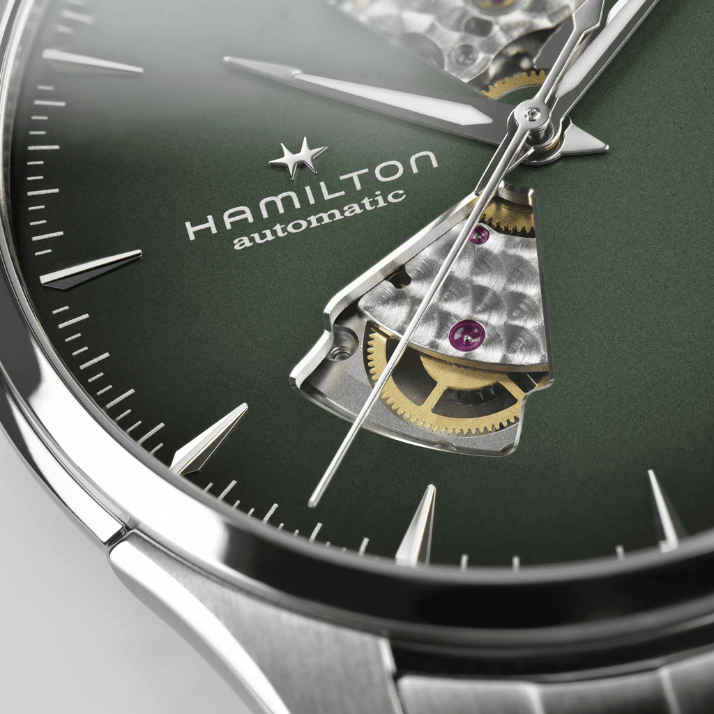 Hamilton Jazzmaster H32675160 – green automatic skeleton stainless steel