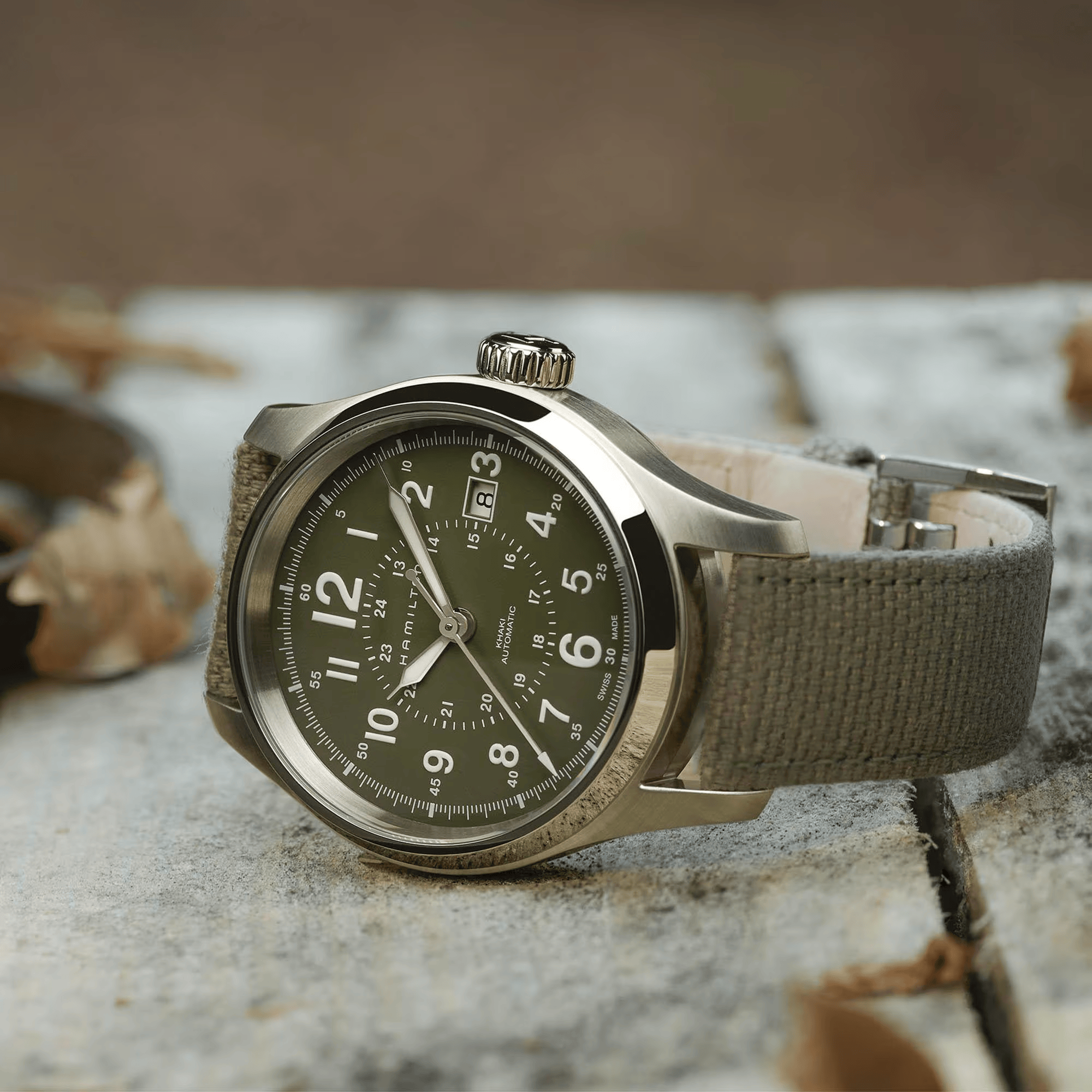 Hamilton Khaki Field Automatic Green – 42mm Automatic Military Watch