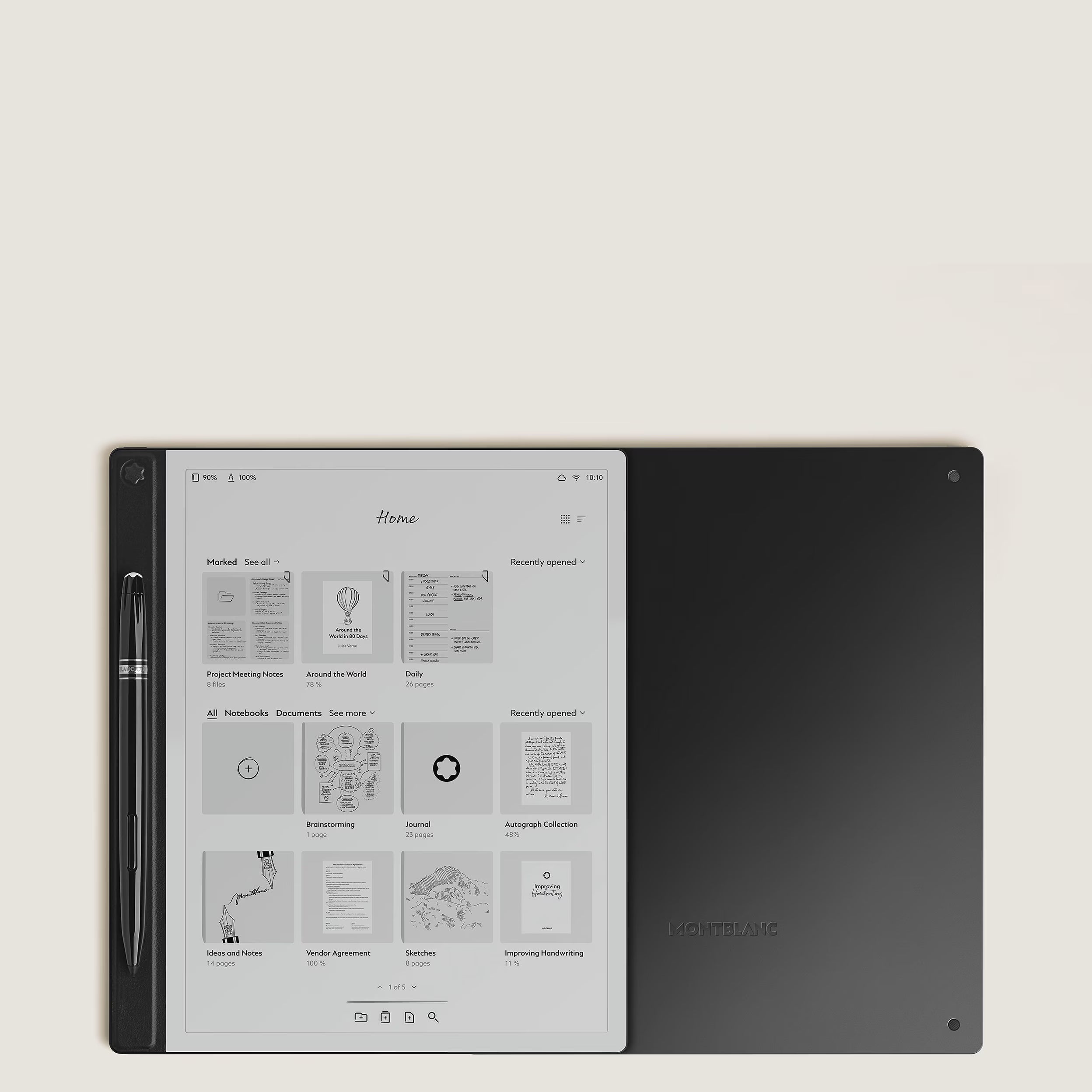 Montblanc Digital Paper black 135010