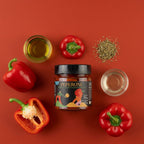 Artisan Bell Peppers in EVO Oil - Mediterranean Appetizer