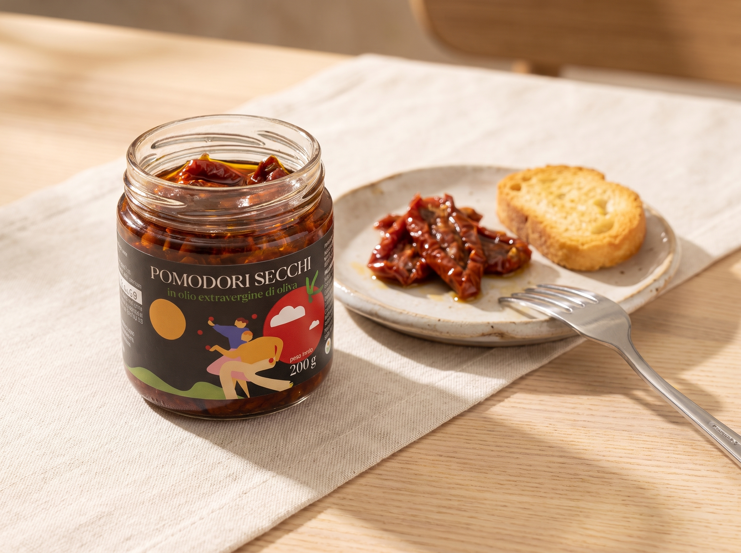 Pomodori Secchi Sott'Olio EVO Artigianali - Antipasto Gourmet