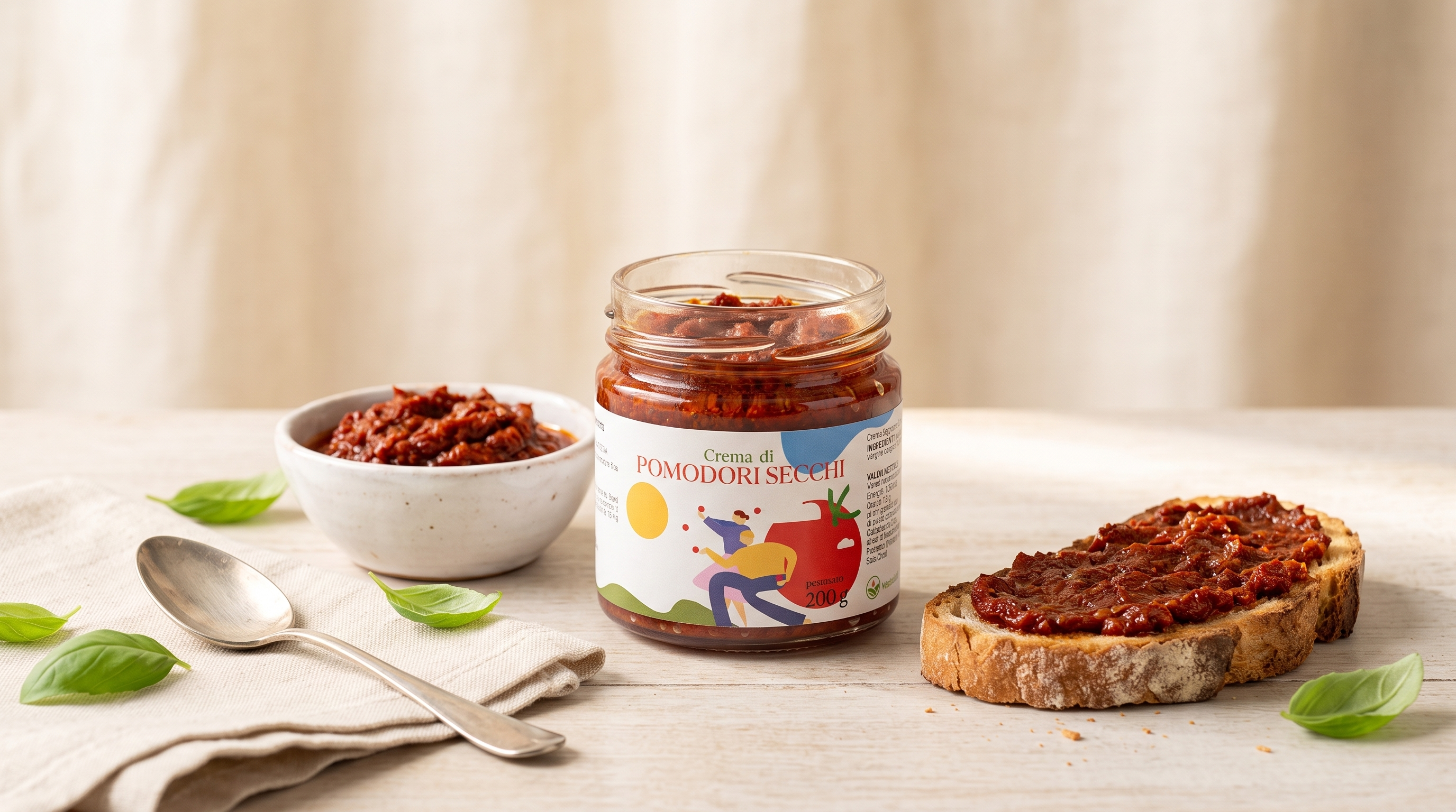 Paté di Pomodori Secchi Artigianale - Con Olio EVO