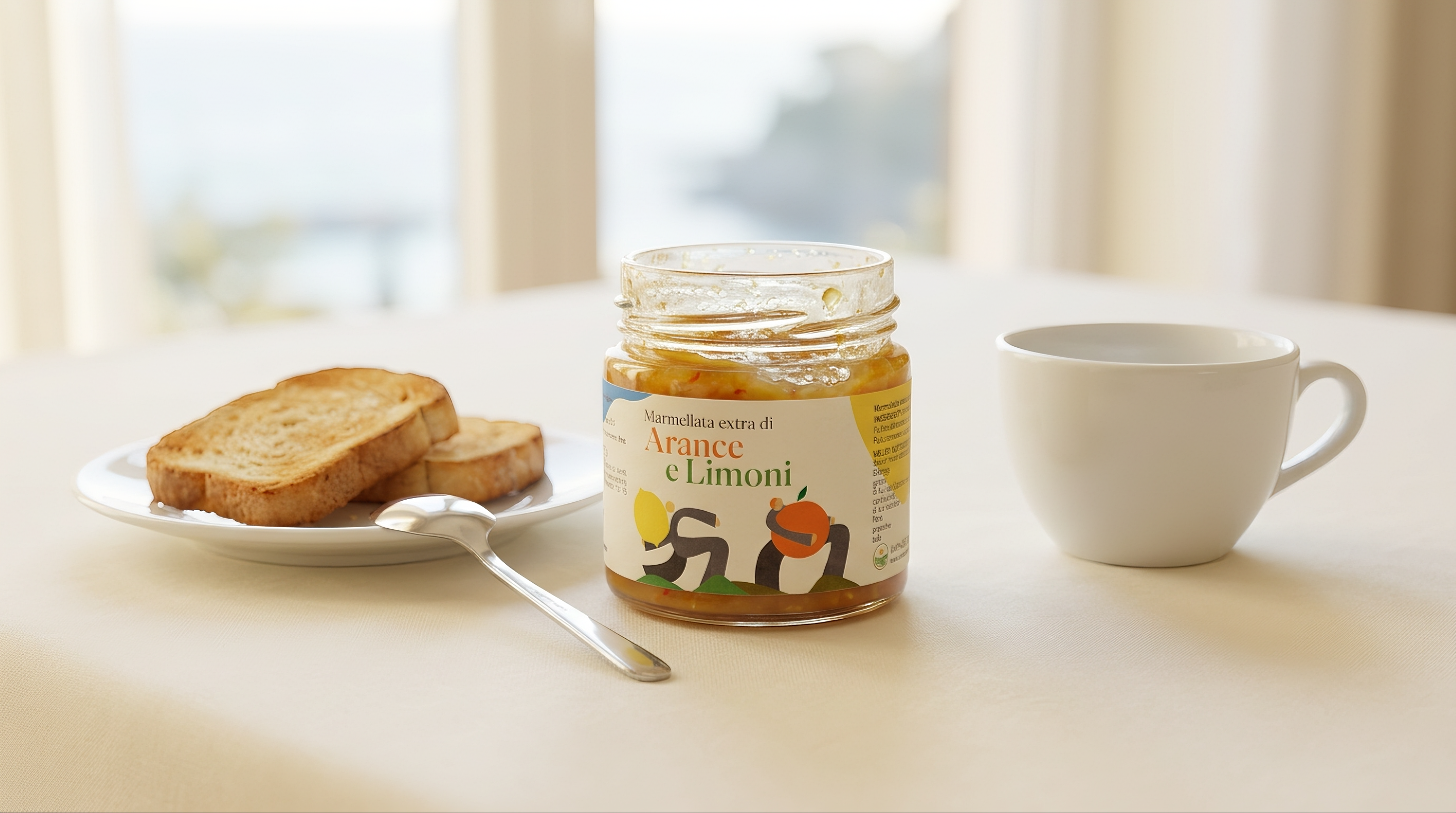 Artisanal Extra Orange and Lemon Jam - Preservative-Free