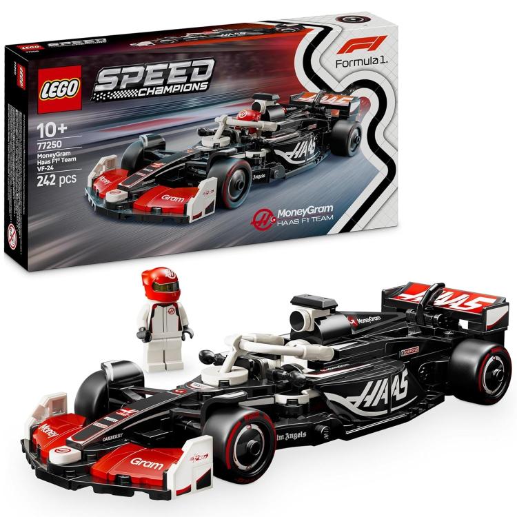 Lego Speed Champions Moneygram Haas F1 Team FW46 77250 Formula 1 Car Model