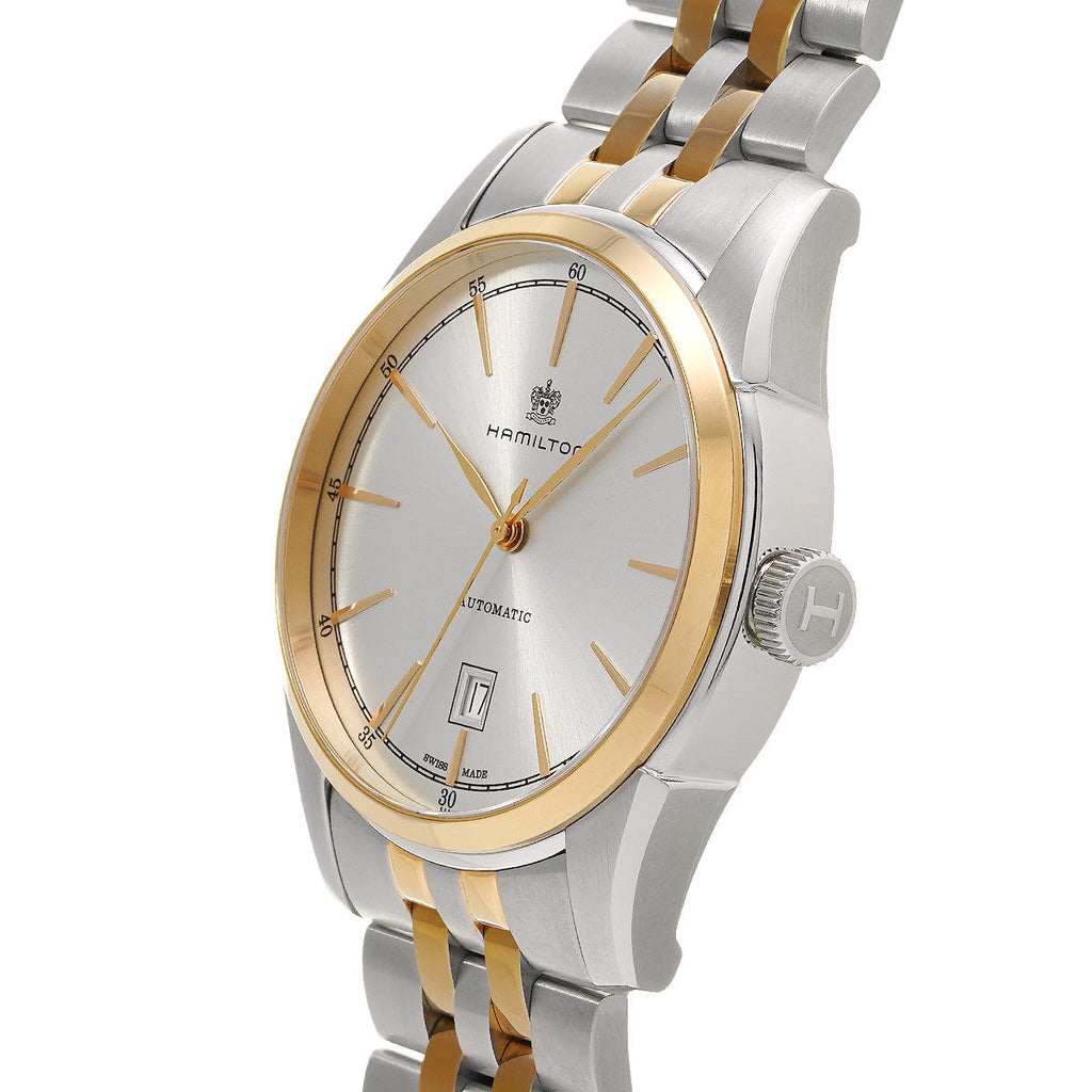 Hamilton American Classic H42425151 - Elegant automatic with silver dial and rose PVD case