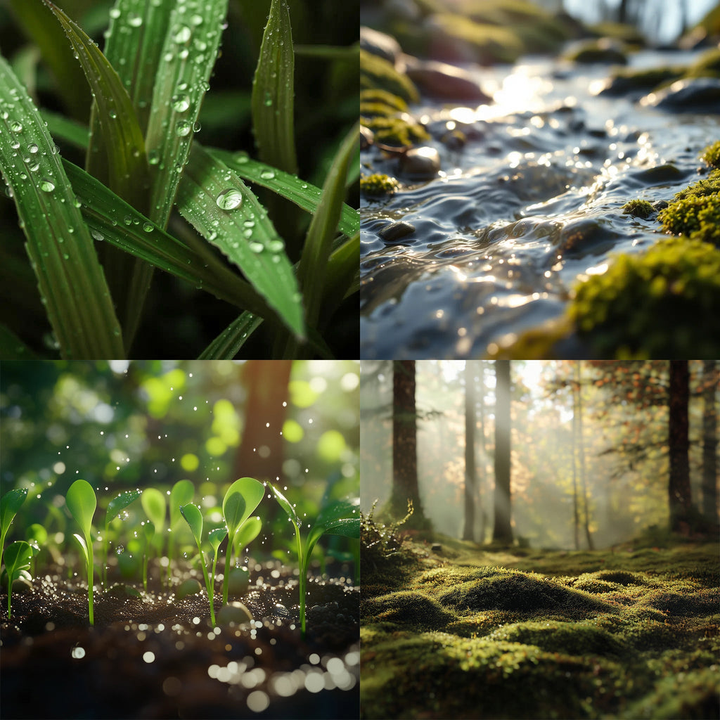 Candle Aurora | moss, sprouts and dew