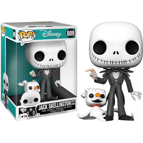 Funko Pop Disney Nightmare Before Christmas 809 Jack Skellington With Zero 25Cm TNBC