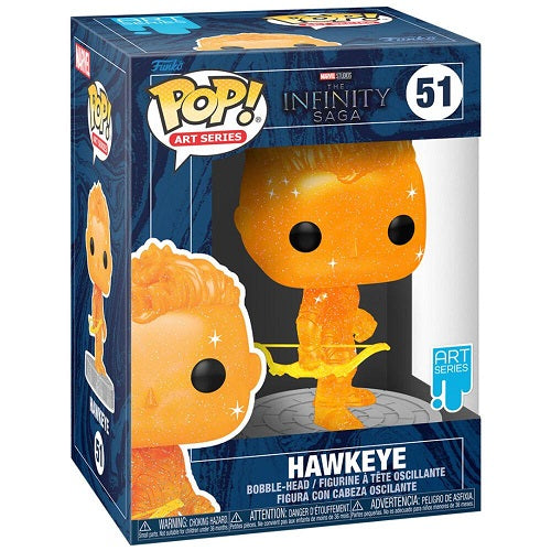 Funko Pop Infinity Saga Art Series 51 Hawkeye Marvel Vinyl Statue Action Figure