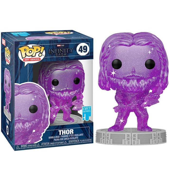 Funko Pop Infinity Saga Art Series 49 Thor Marvel Vinyl Statua Action Figure