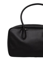TWINSET Women's Black Boston Bag with Adjustable Shoulder Strap