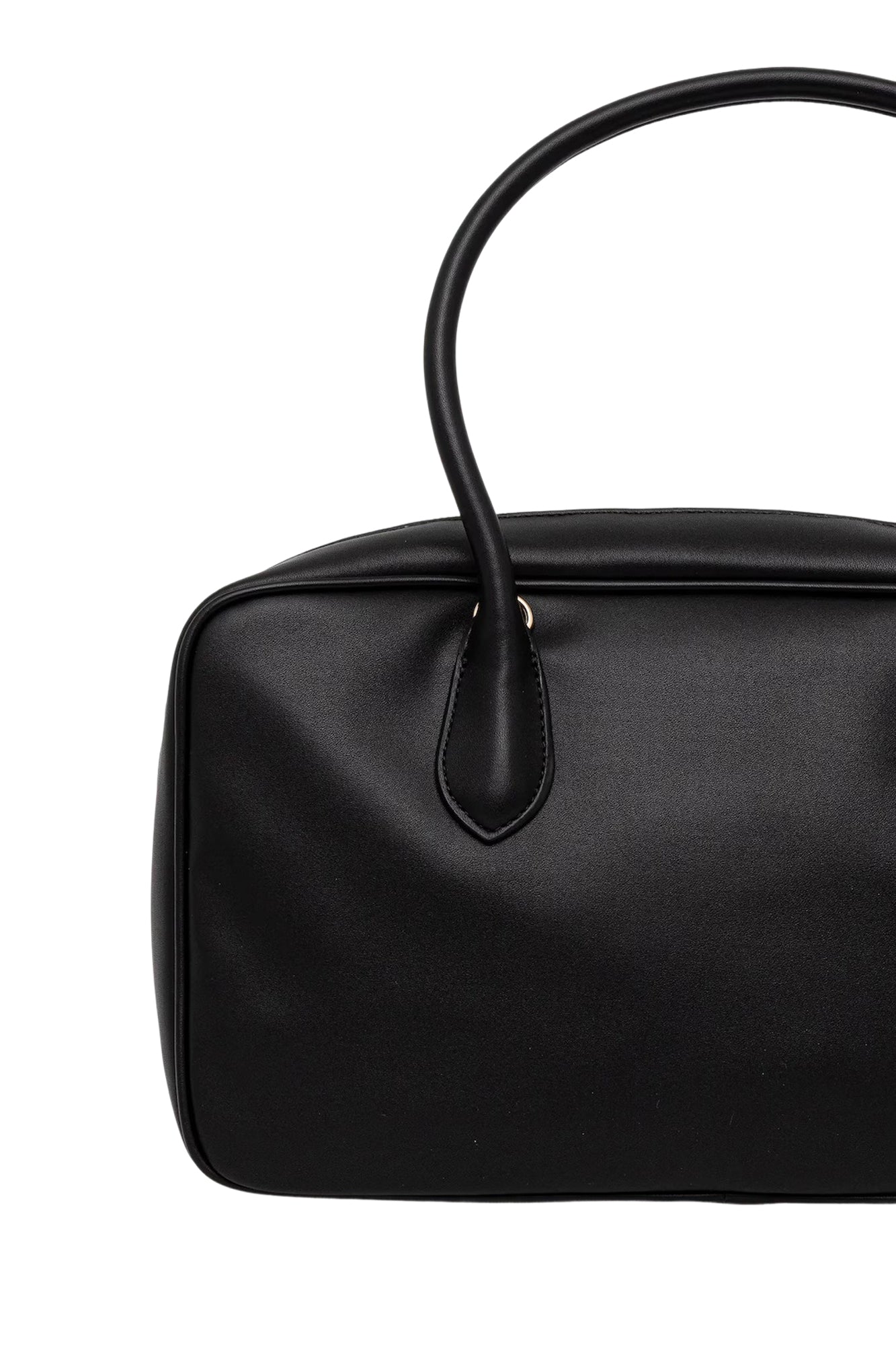 TWINSET Women's Black Boston Bag with Adjustable Shoulder Strap