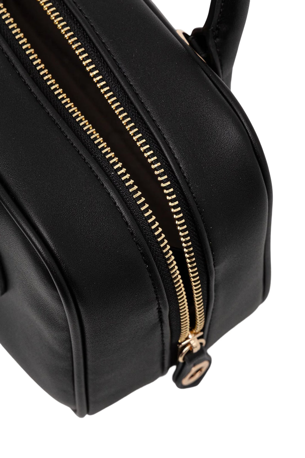 TWINSET Women's Black Boston Bag with Removable Shoulder Strap