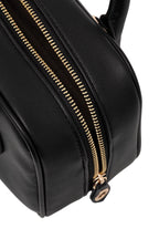 TWINSET Women's Black Boston Bag with Removable Shoulder Strap