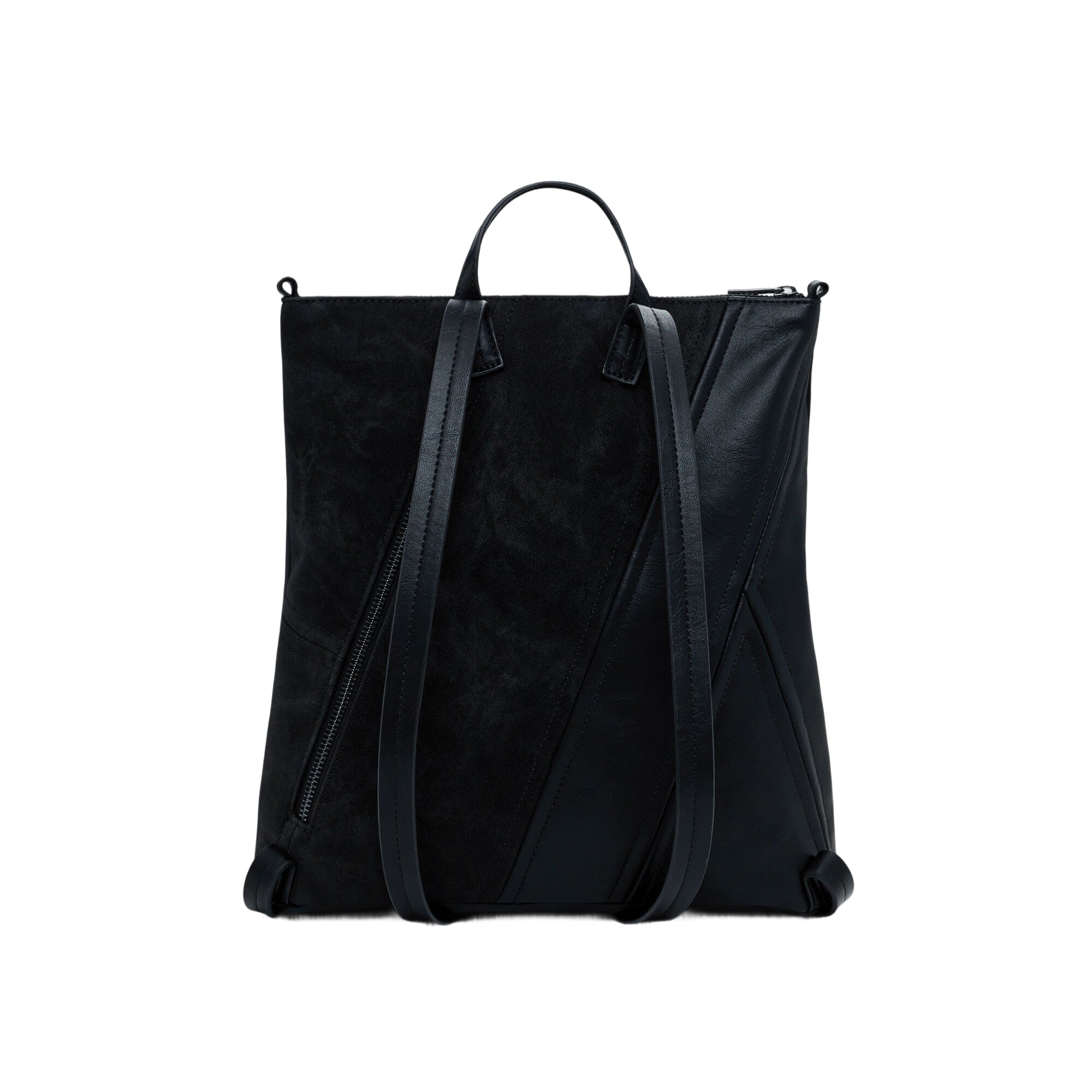 DESIGUAL Women's Patch Tango Pretoria Mini Black Backpack
