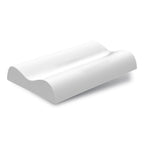 Pair of high-density cervical pillows with a cool, removable cotton fabric cover - Ortho Cervical