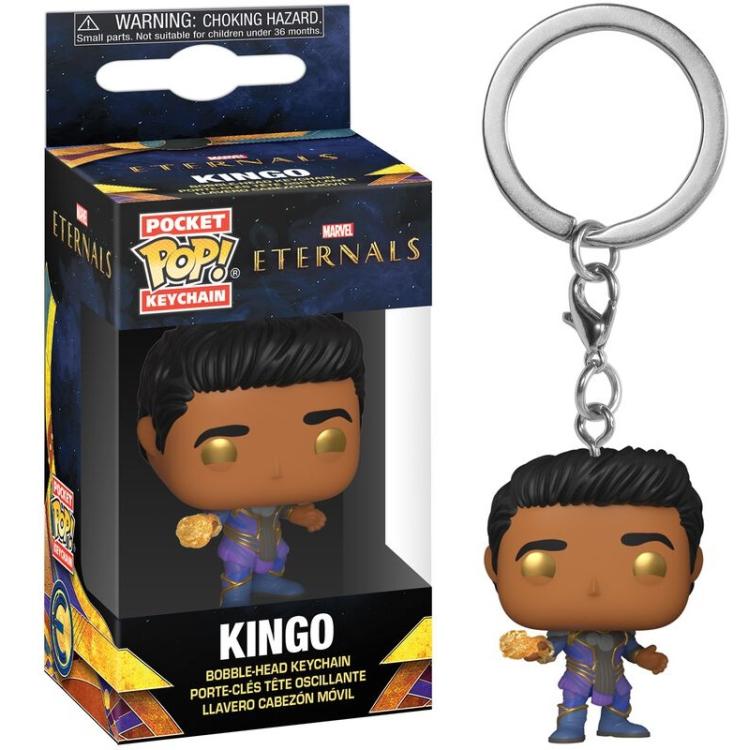 Funko Pop! Keychain Marvel - The Eternals (Kingo) Disney Plus Series Keychain