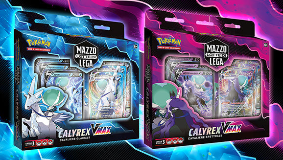 Pokémon Mazzo Lotte Di Lega Calyrex V Max Carte Gioco Glaciale/Spettrale Random