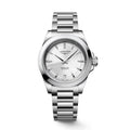Longines orologio Conquest 2023 34mm argento automatico acciaio L3.430.4.72.6