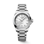 Longines orologio Conquest 2023 34mm argento automatico acciaio L3.430.4.72.6